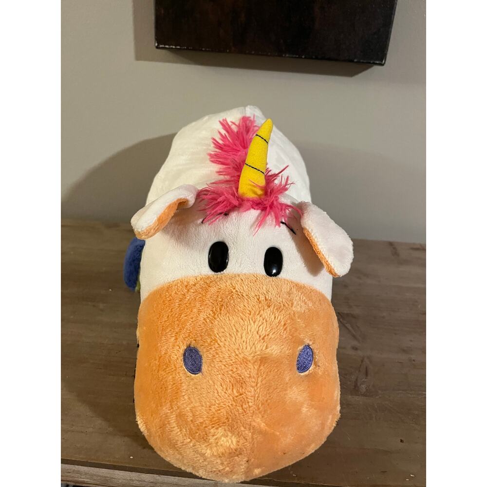 Flip a zoo plush unicorn‎ and dragon stuffed animal